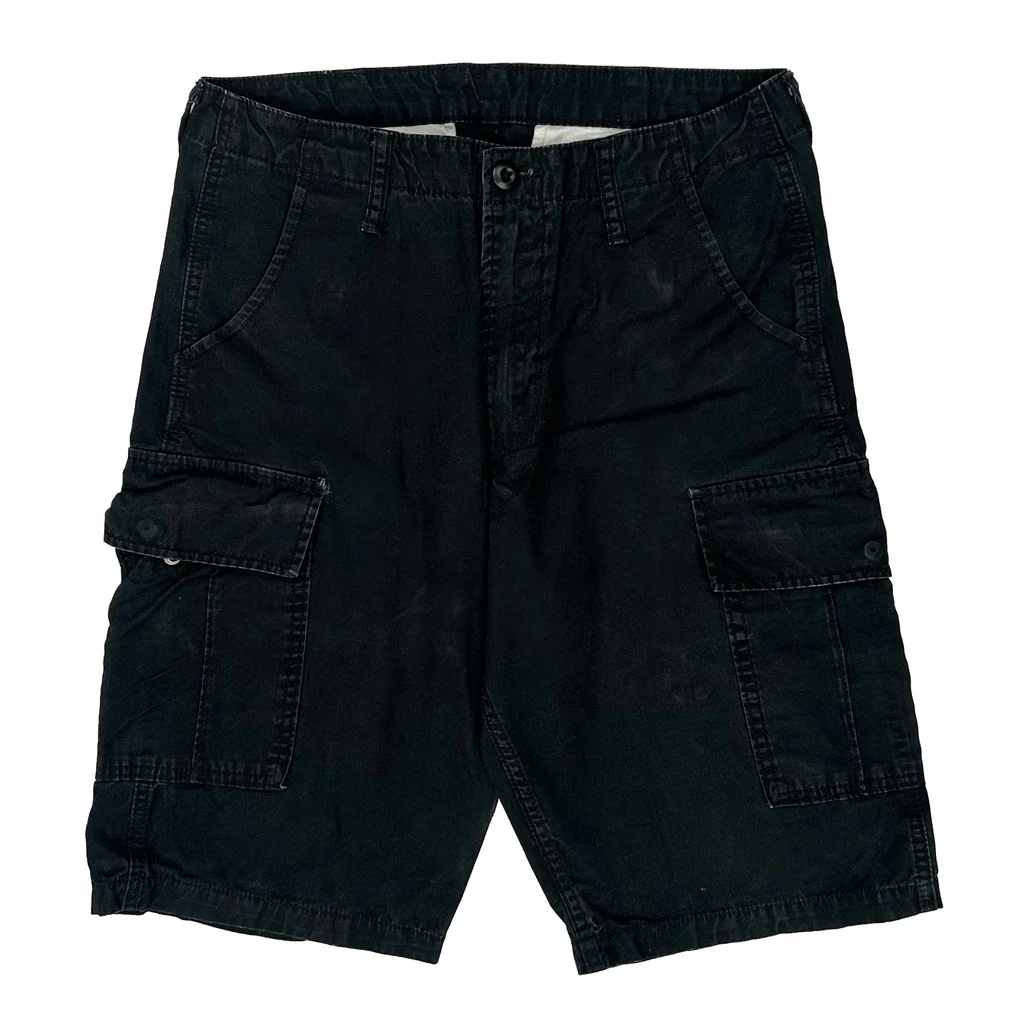 Levis Cargo Shorts - 31W 11L Black Cotton - Image 2