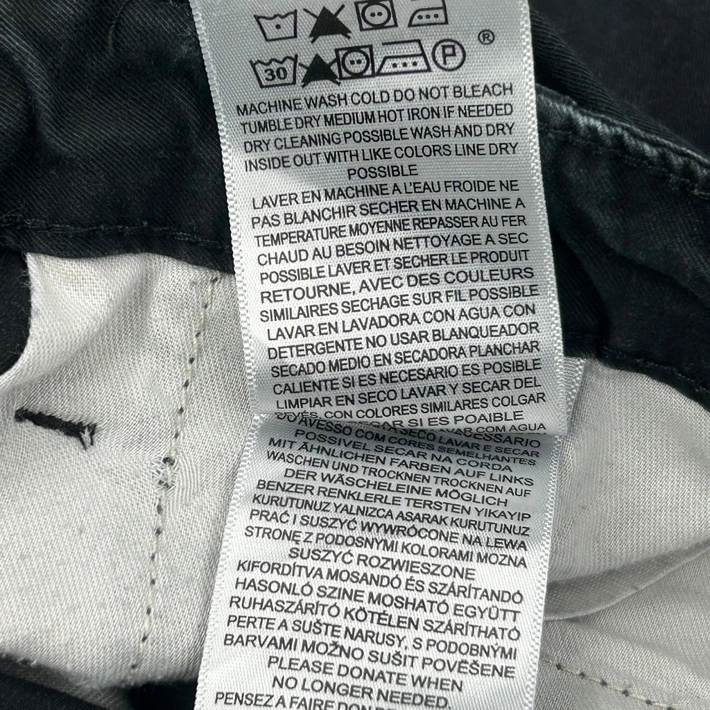 Levis Cargo Shorts - 31W 11L Black Cotton - Image 7
