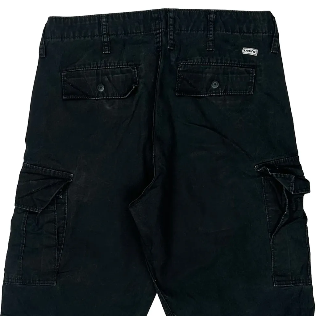 Levis Cargo Shorts - 31W 11L Black Cotton - Image 9