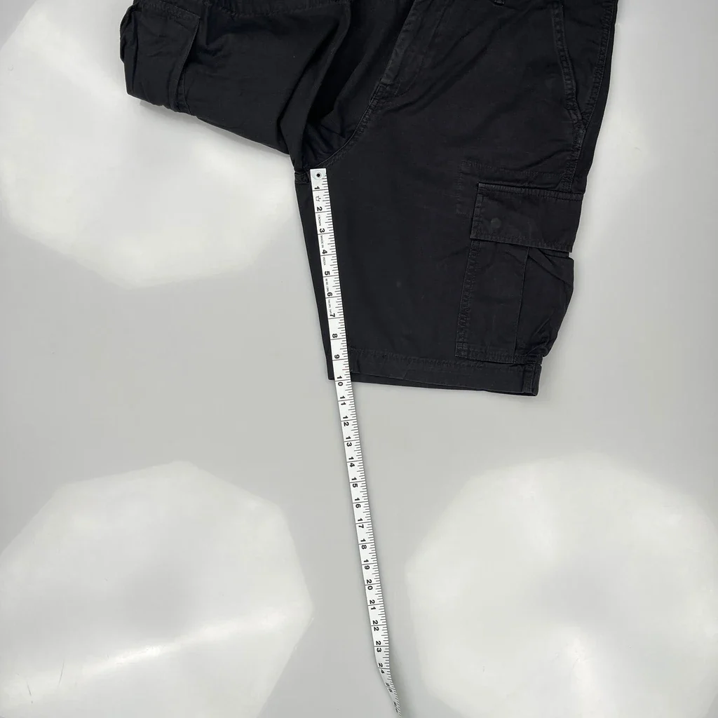 Levis Cargo Shorts - 32W 10L Black Cotton - Image 5
