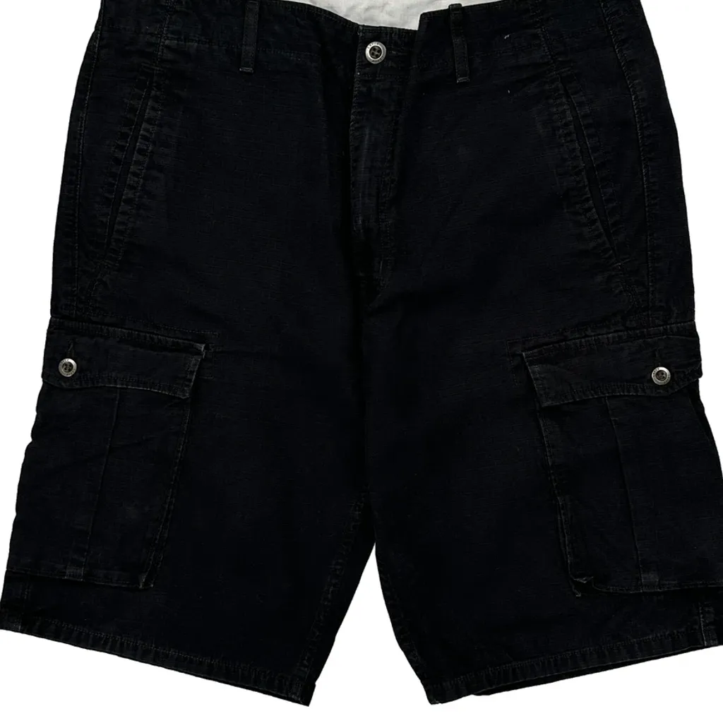 Levis Cargo Shorts - 34W 11L Black Cotton - Image 10