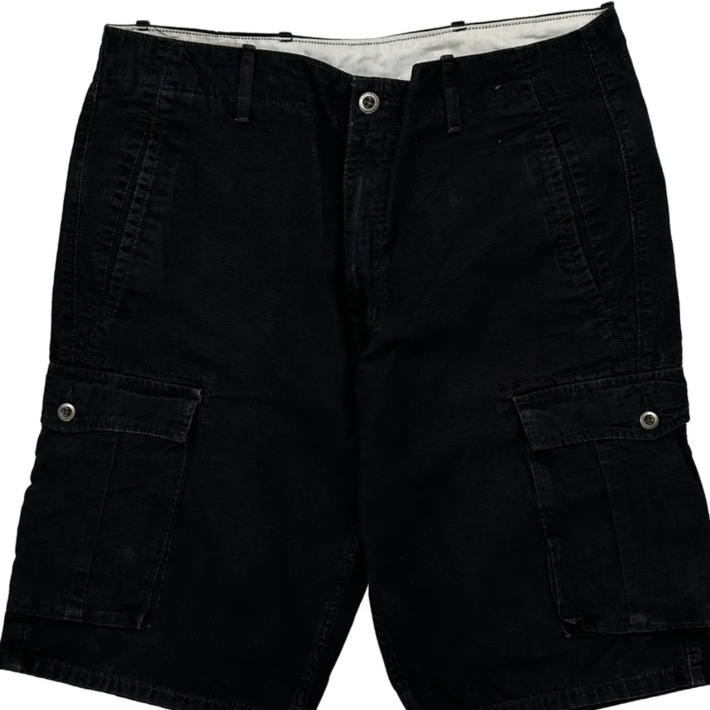 Levis Cargo Shorts - 34W 11L Black Cotton - Image 9