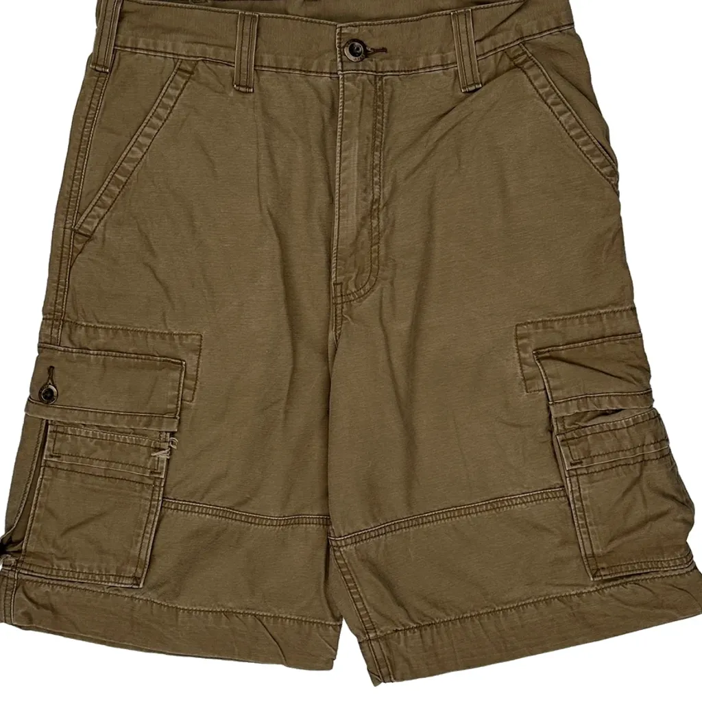 Levis Cargo Shorts - 32W 11L Brown Cotton - Image 9