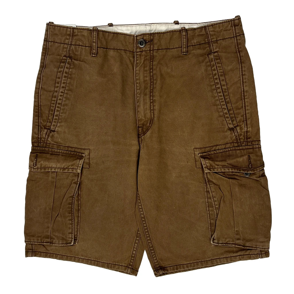 Levis Cargo Shorts - 35W 11L Brown Cotton - Image 2