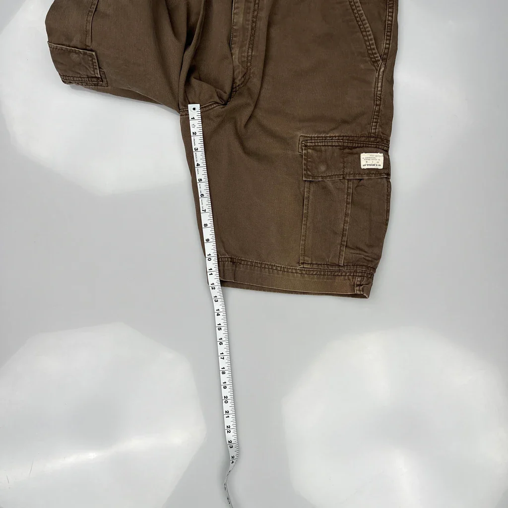 Levis Cargo Shorts - 36W 11L Brown Cotton - Image 5