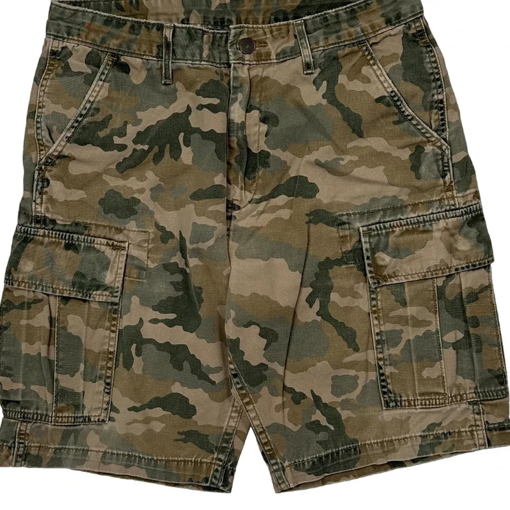 Levis Camo Cargo Shorts - 30W 11L Camo Cotton - Image 10