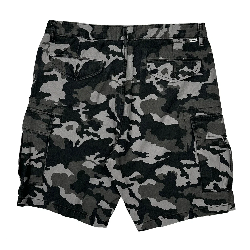 Levis Cargo Shorts - 34W 9L Camo Cotton
