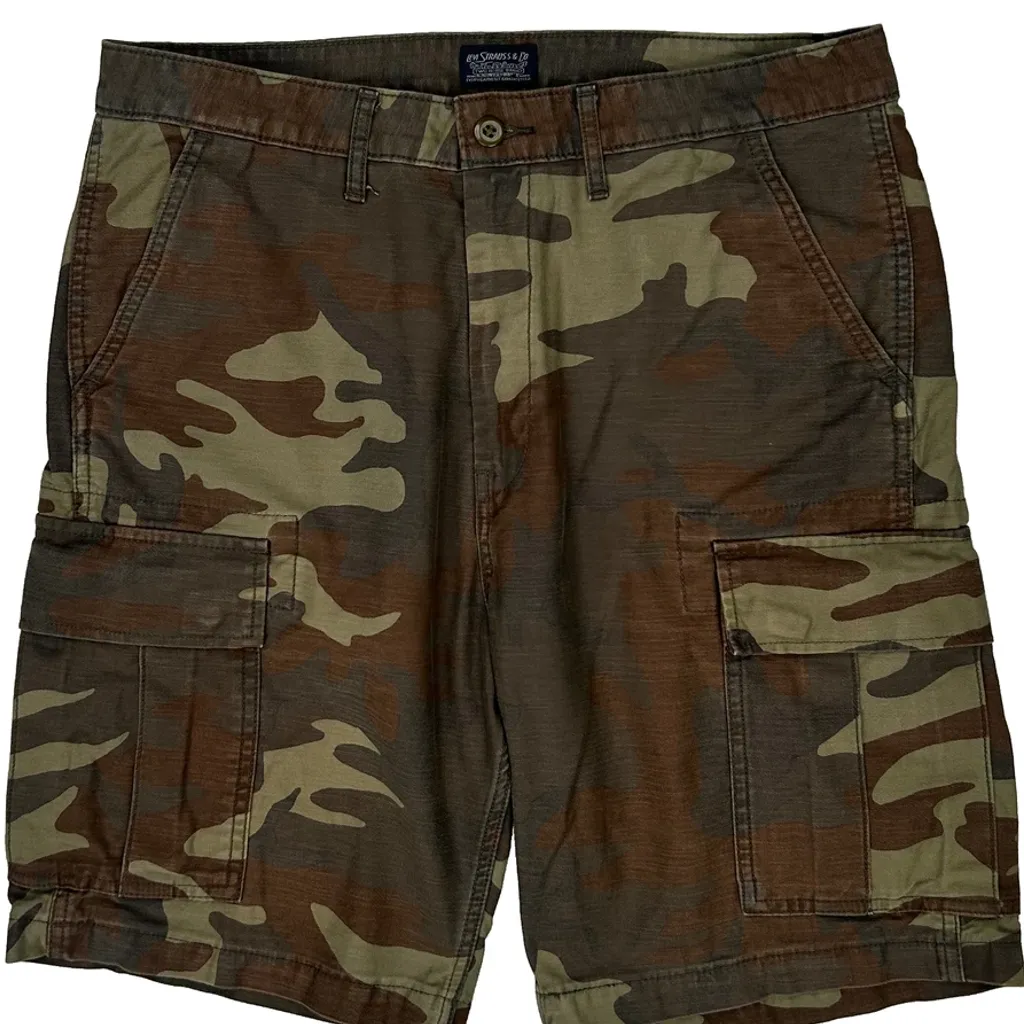 Levis Cargo Shorts - 35W 10L Camo Cotton - Image 10