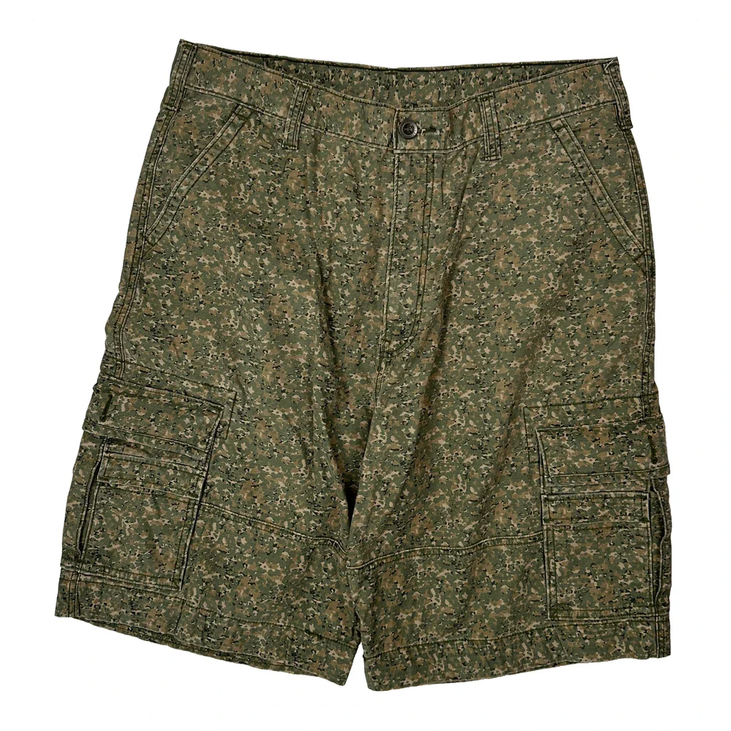 Levis Camo Cargo Shorts - 38W 11L Camo Cotton - Image 2