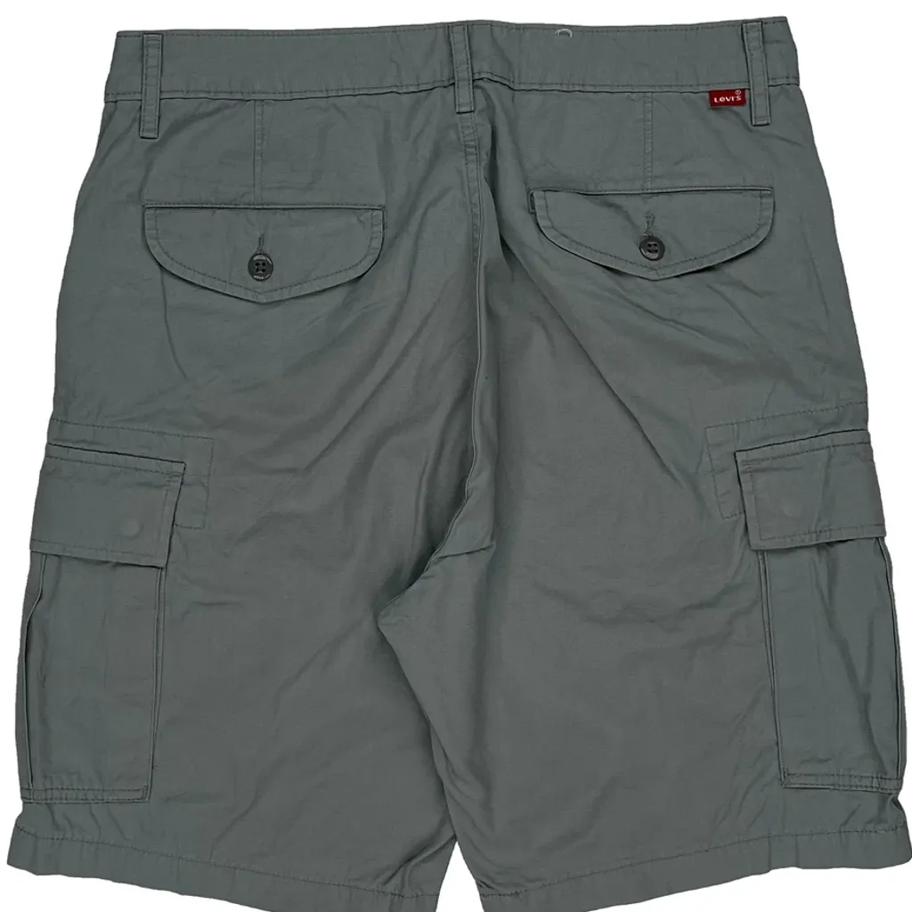 Levis Cargo Shorts - 32W 10L Grey Cotton - Image 7