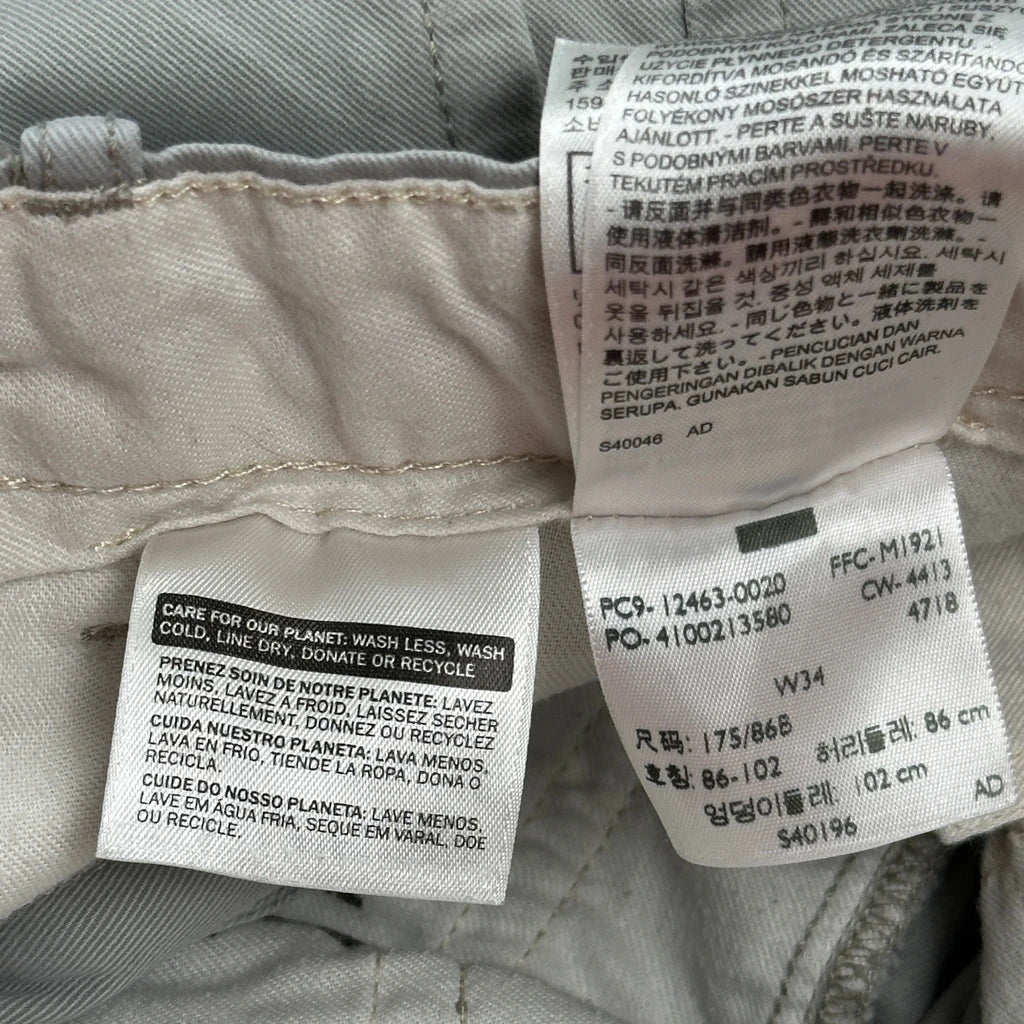 Levis Cargo Shorts - 34W 11L Grey Cotton - Image 6