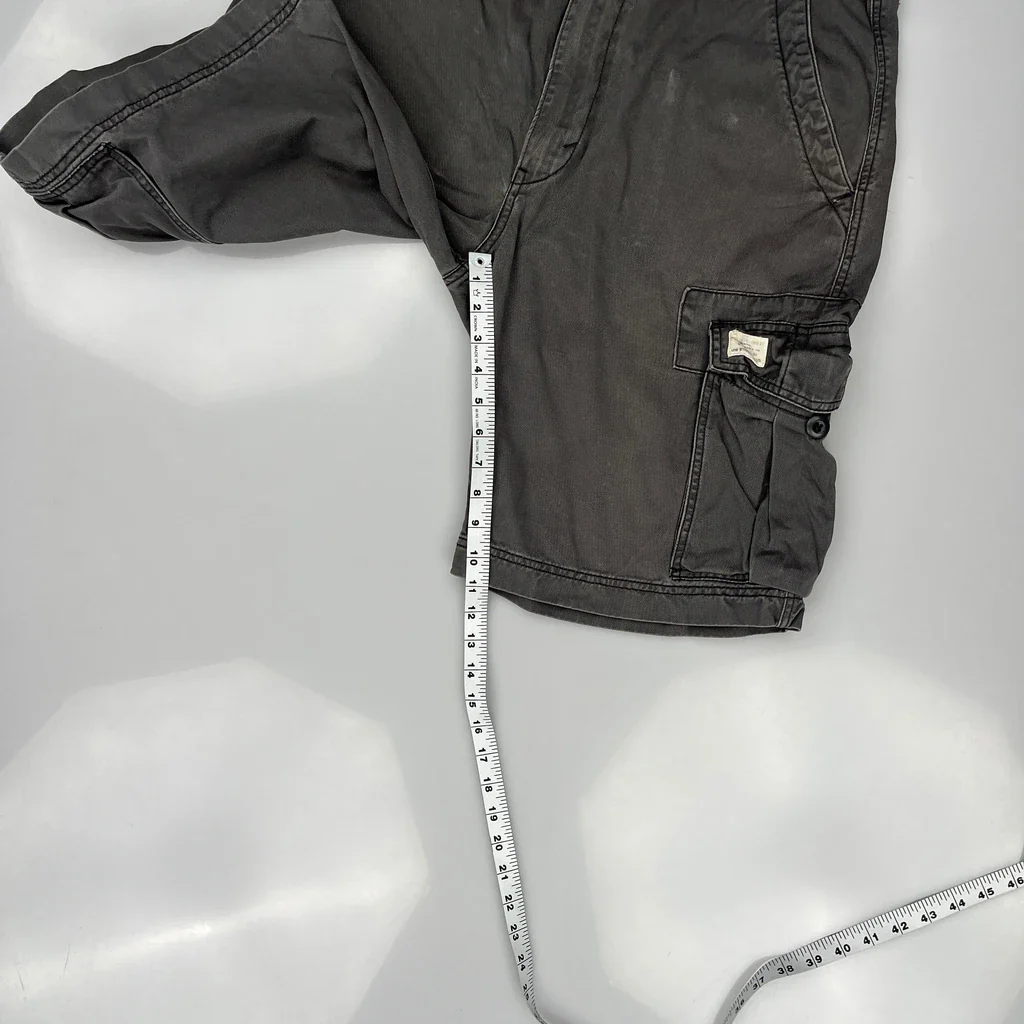 Levis Cargo Shorts - 34W 11L Grey Cotton - Image 5