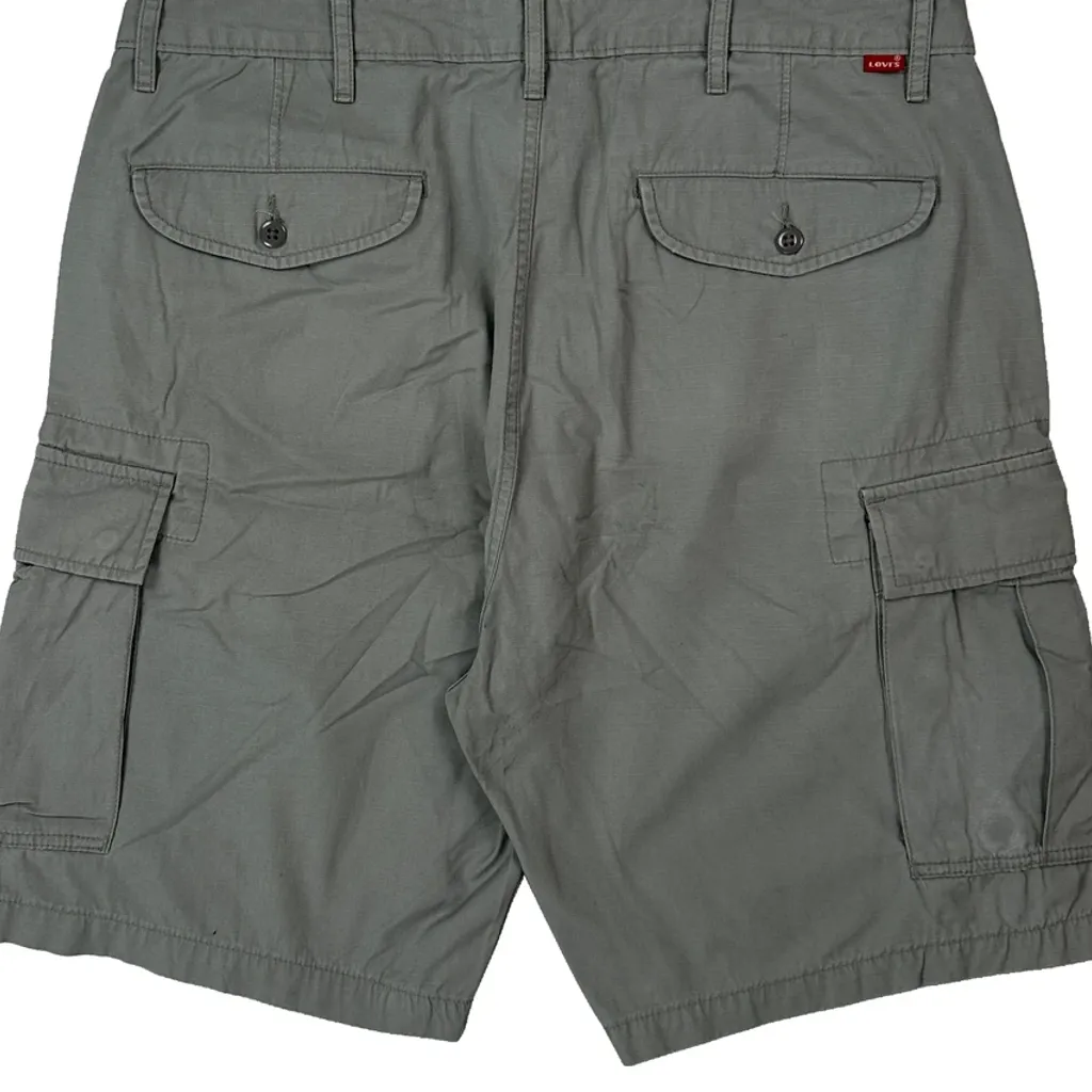 Levis Cargo Shorts - 36W 10L Grey Cotton - Image 7