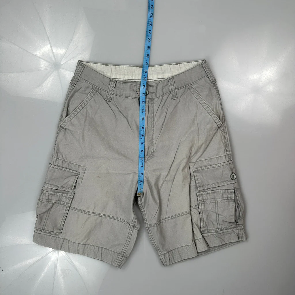 Levis Cargo Shorts - 36W 10L Grey Cotton - Image 4