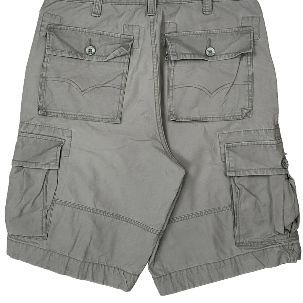 Levis Cargo Shorts - 36W 10L Grey Cotton - Image 6