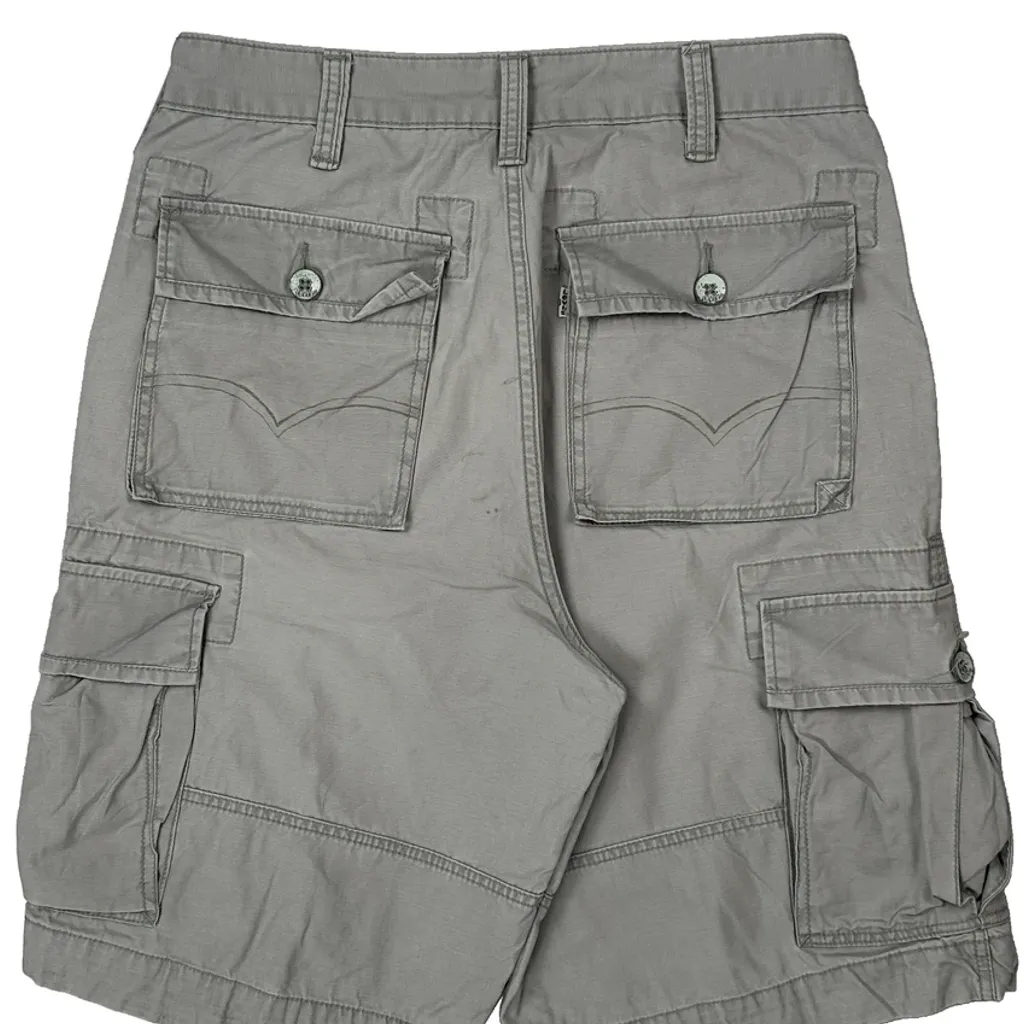 Levis Cargo Shorts - 36W 10L Grey Cotton - Image 7