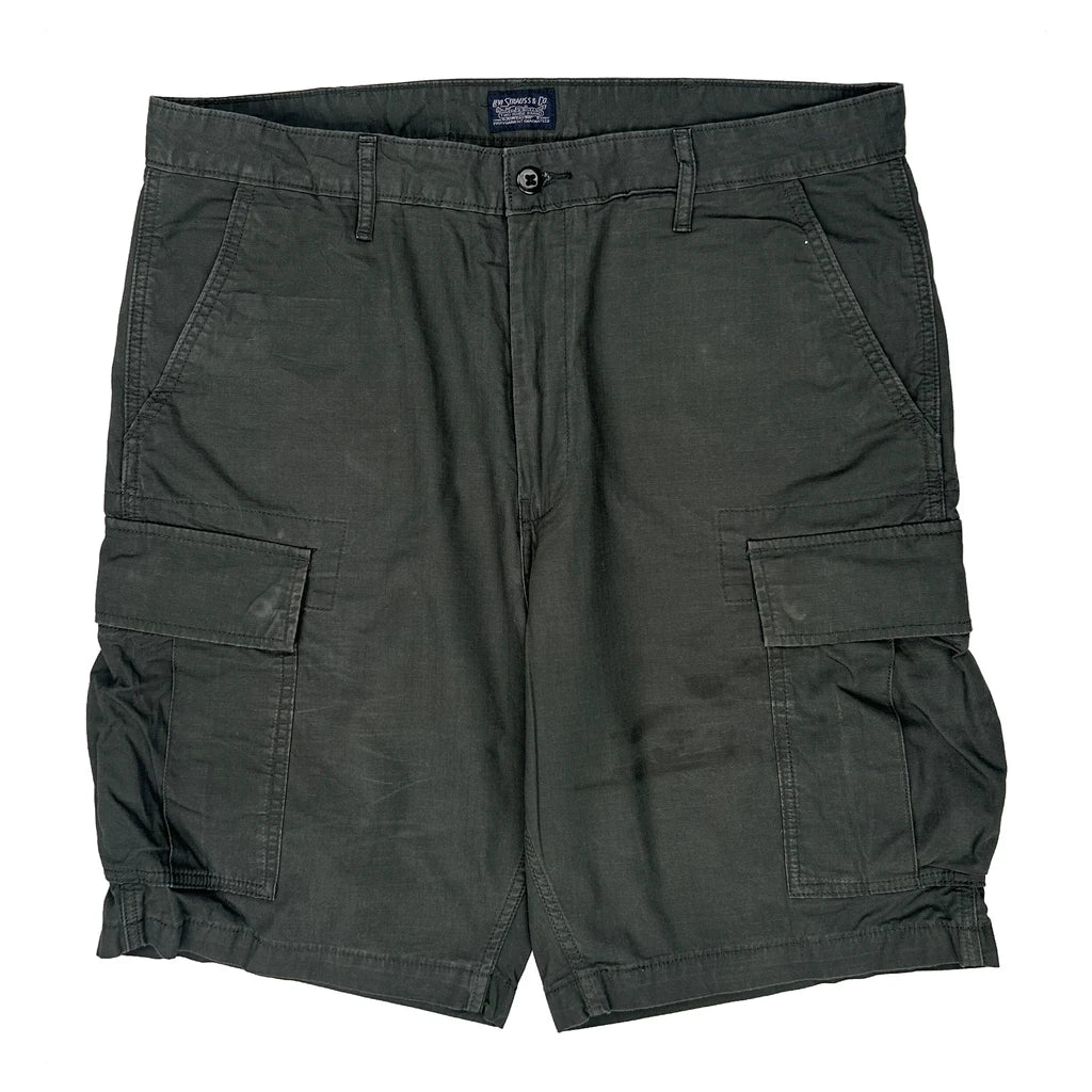 Levis Cargo Shorts - 38W 10L Grey Cotton - Image 2