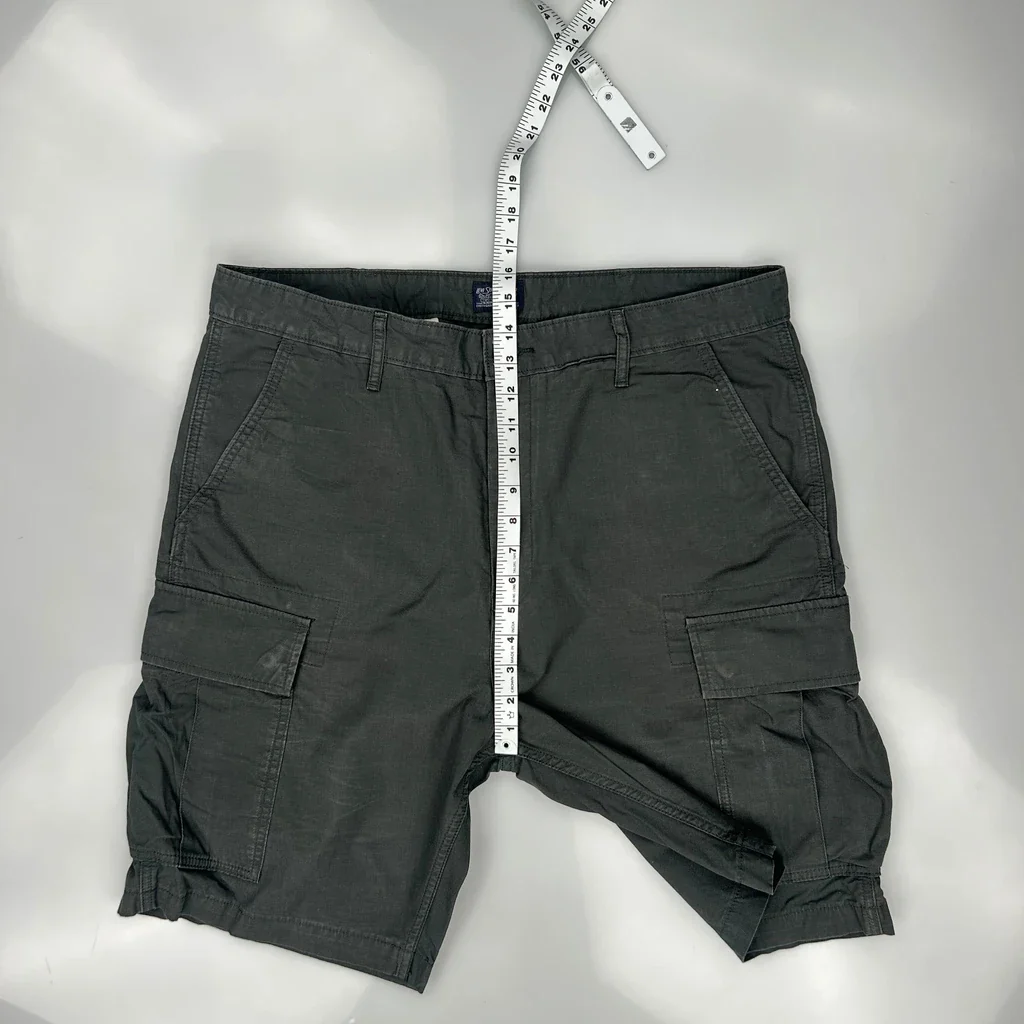 Levis Cargo Shorts - 38W 10L Grey Cotton - Image 4