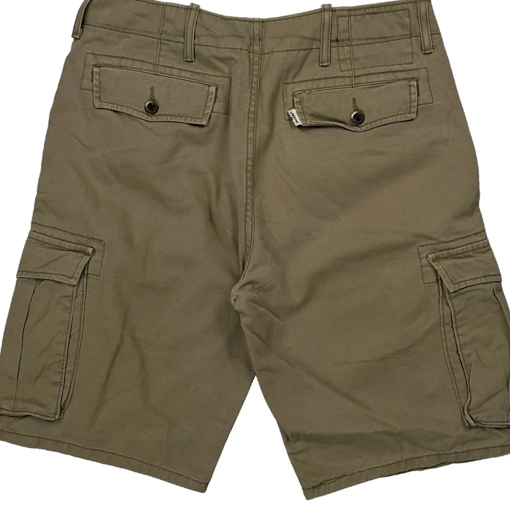 Levis Cargo Shorts - 30W 11L Khaki Cotton - Image 8