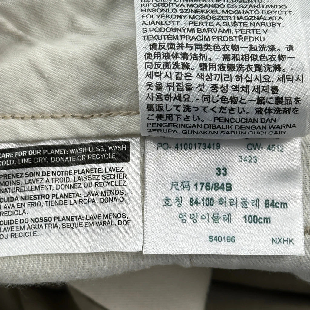 Levis Cargo Shorts - 32W 11L Khaki Cotton - Image 6