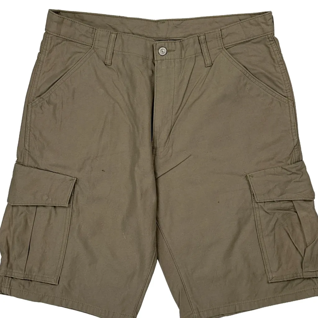 Levis Cargo Shorts - 36W 11L Khaki Cotton - Image 10