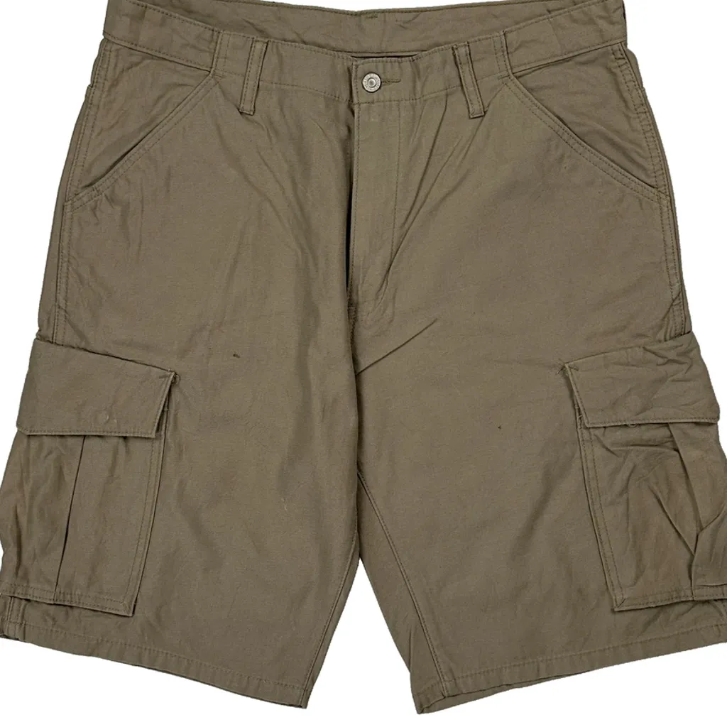 Levis Cargo Shorts - 36W 11L Khaki Cotton - Image 9