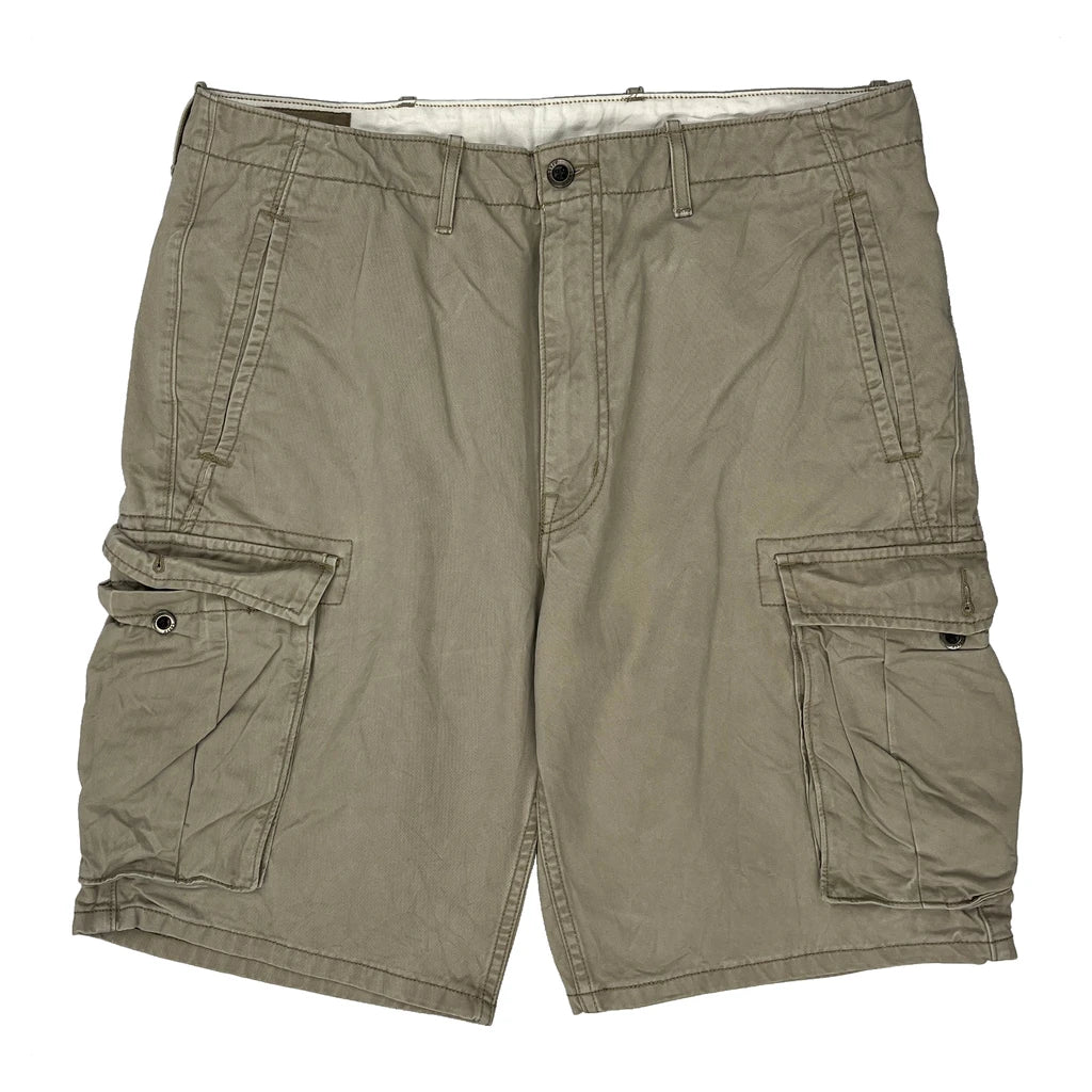 Levis Cargo Shorts - 38W 11L Khaki Cotton - Image 2