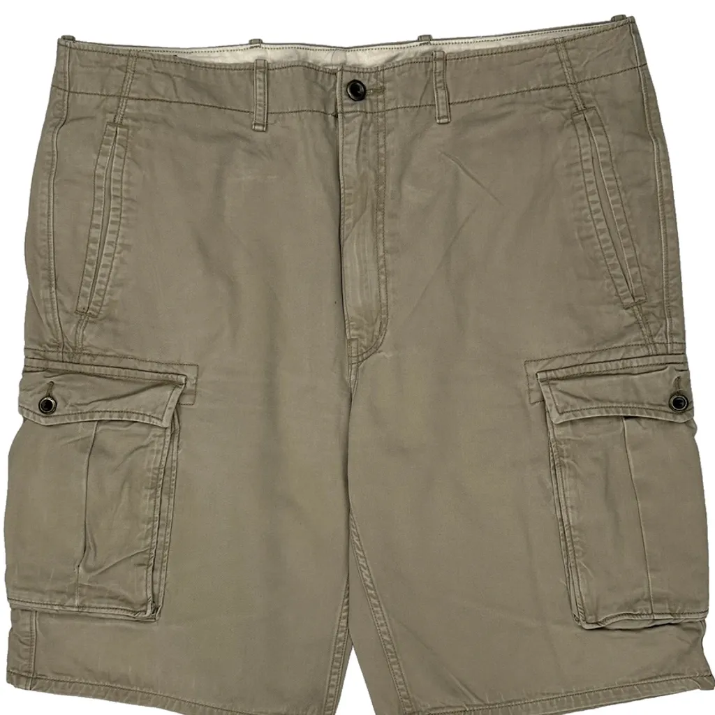 Levis Cargo Shorts - 40W 11L Khaki Cotton - Image 8