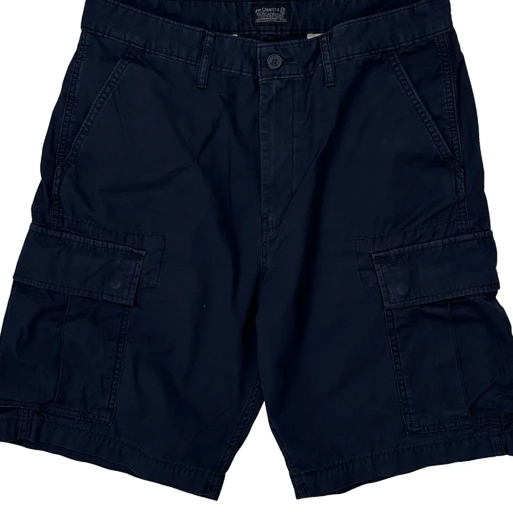 Levis Cargo Shorts - 32W 10L Navy Cotton - Image 10