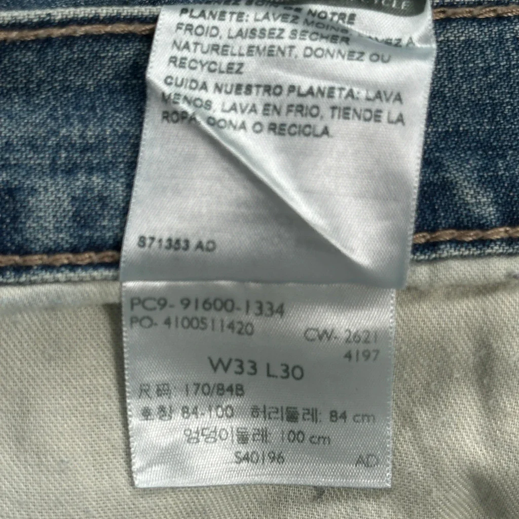 Levis Carpenter Jeans - 31W 29L Blue Cotton - Image 6