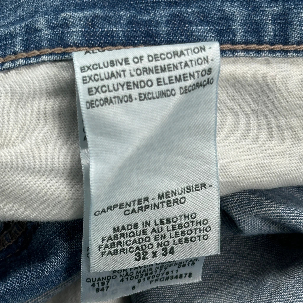 Levis Carpenter Jeans - 32W 34L Blue Denim - Image 6