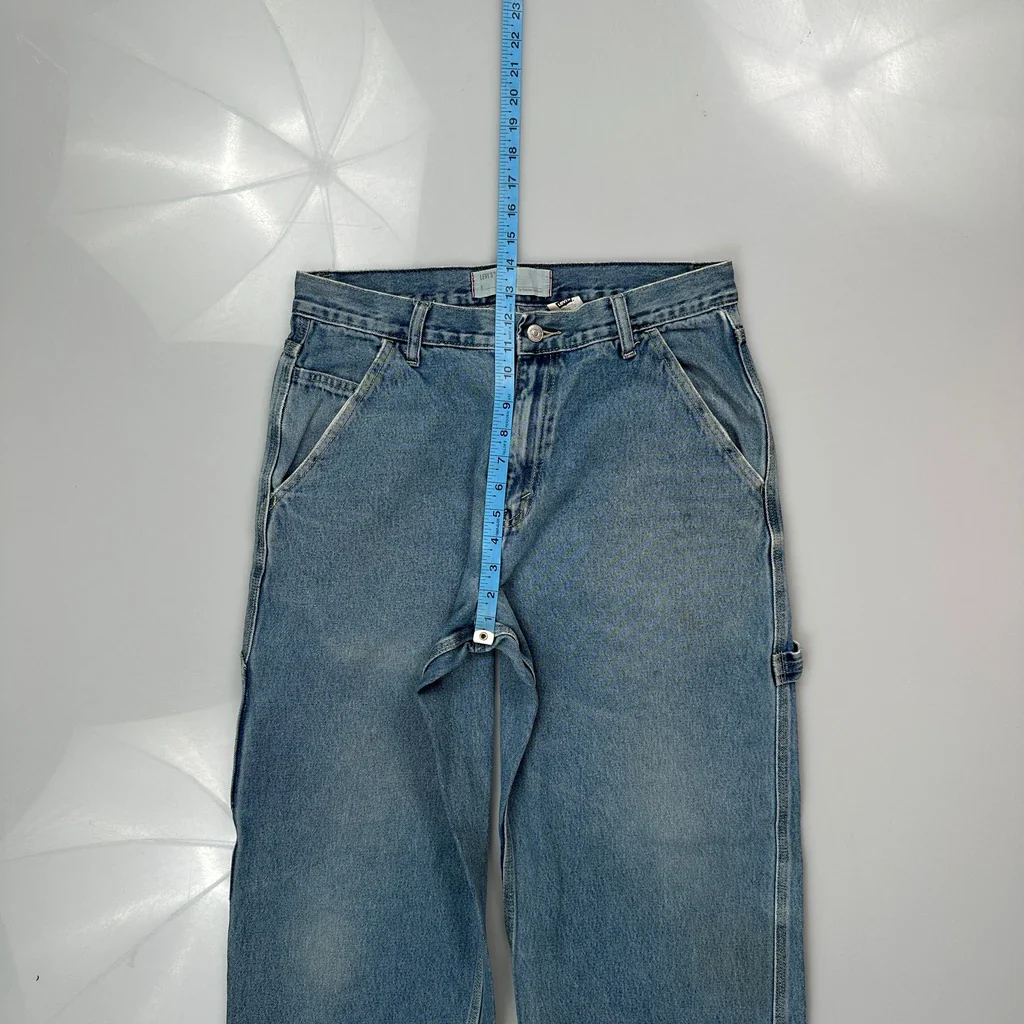 Levis Carpenter Jeans - 32W 30L Blue Cotton - Image 4