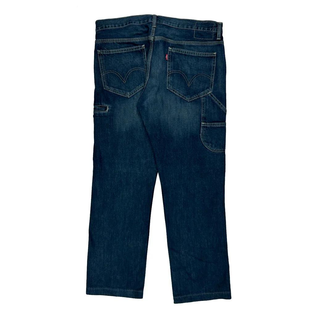Levis Carpenter Jeans - 34W 31L Blue Cotton