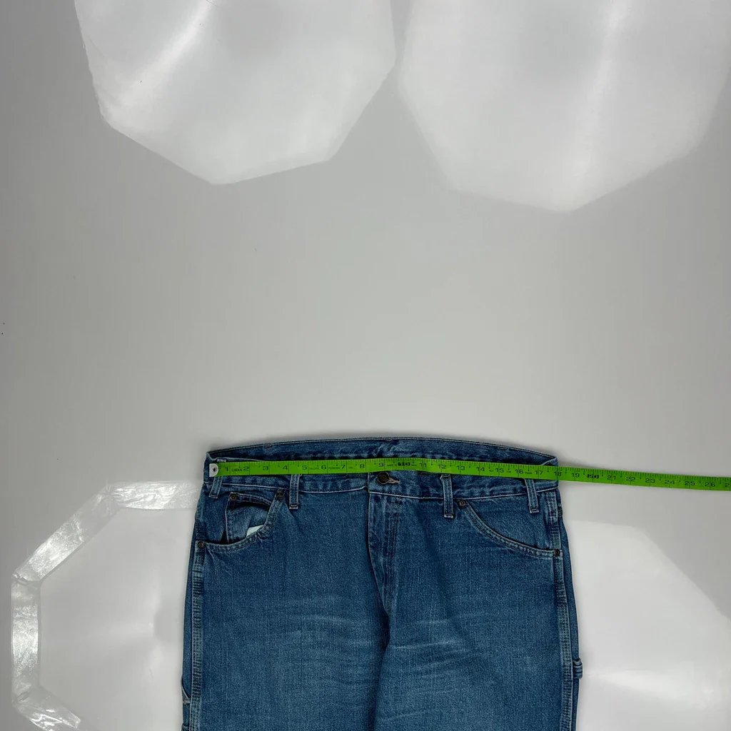 Levis Carpenter Jeans - 35W 31L Blue Cotton - Image 3