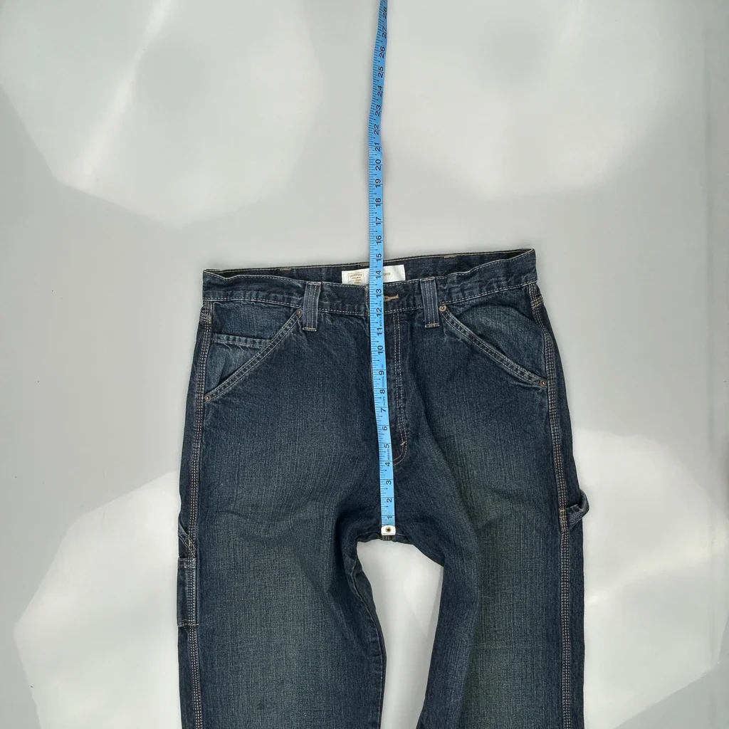 Levis Carpenter Jeans - 36W 33L Blue Cotton - Image 4