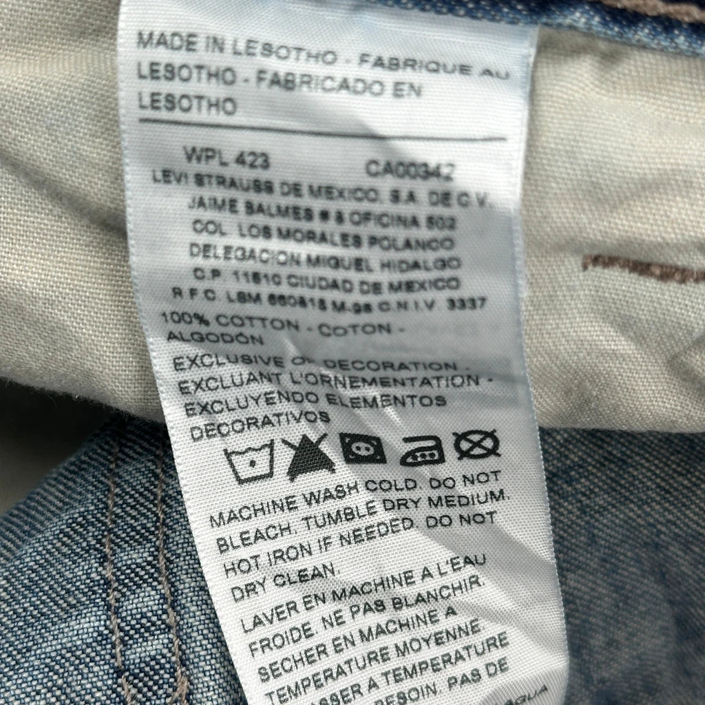 Levis Carpenter Jeans - 36W 32L Blue Cotton - Image 6