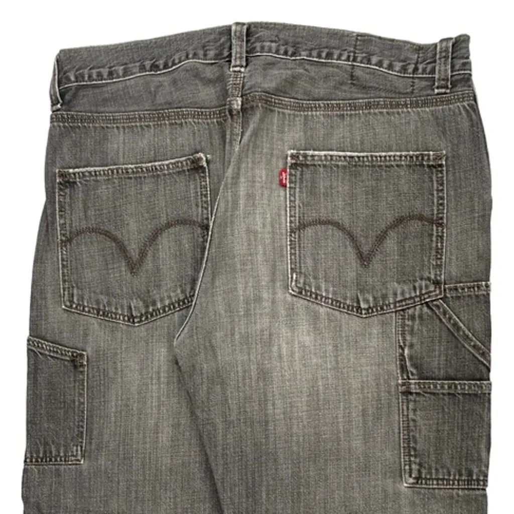 Levis Carpenter Jeans - 36W 31L Grey Cotton - Image 8