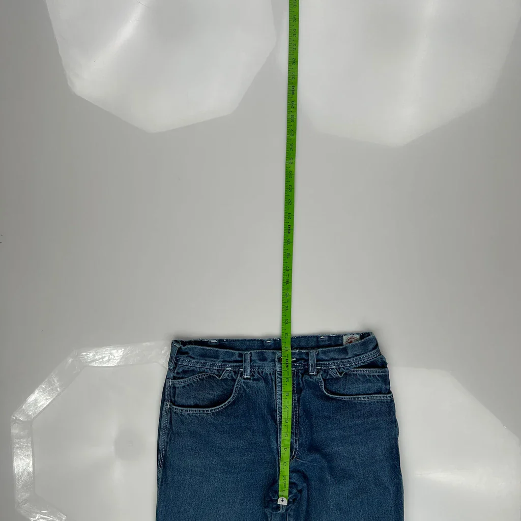 Levis Flared Carpenter Jeans - 30W UK 10 Blue Denim - Image 4