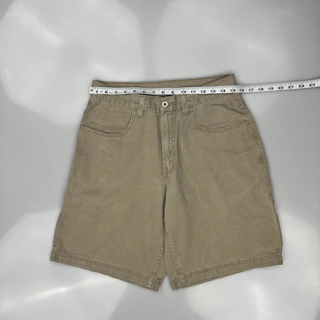 Levis Carpenter Shorts - 30W 10L Beige Cotton - Image 3