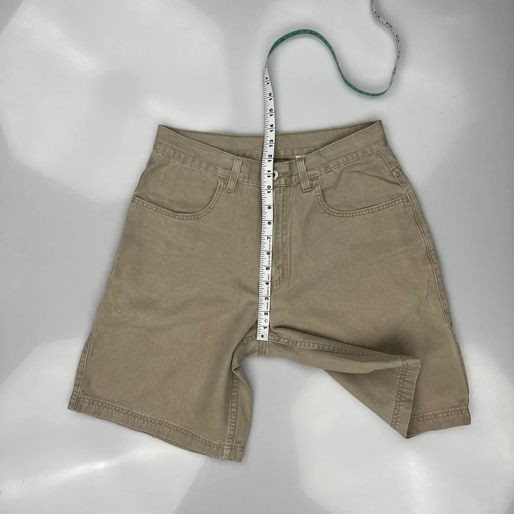 Levis Carpenter Shorts - 30W 10L Beige Cotton - Image 4
