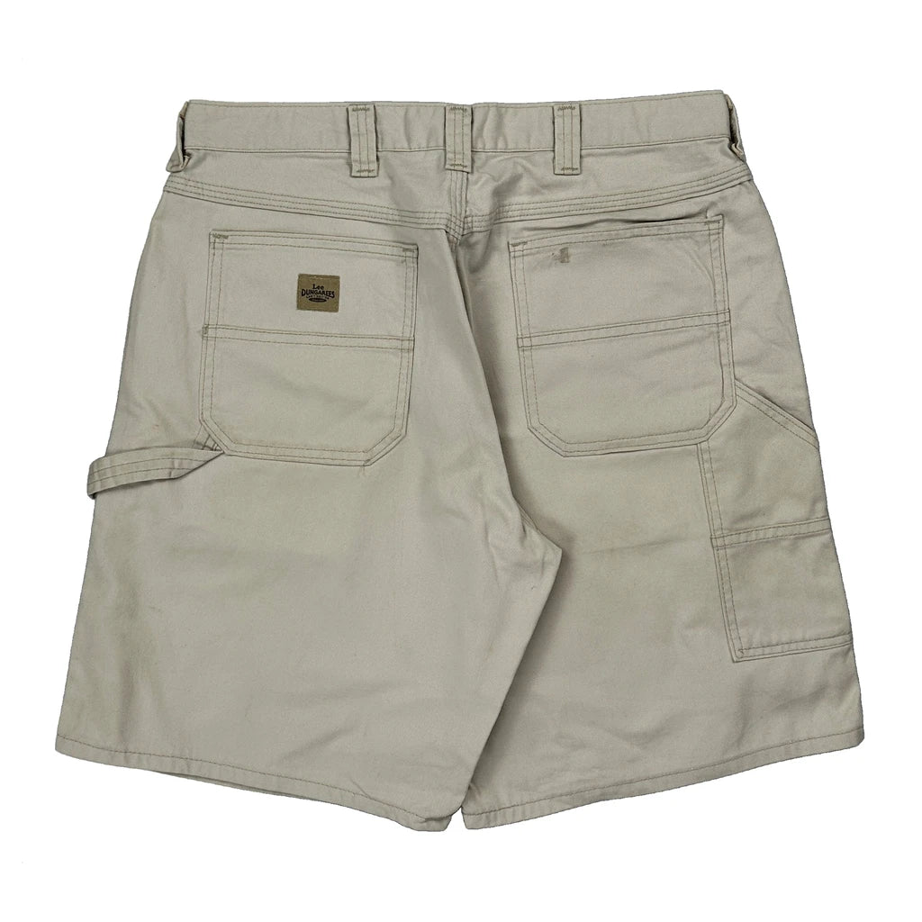 Levis Carpenter Shorts - 32W 9L Beige Cotton