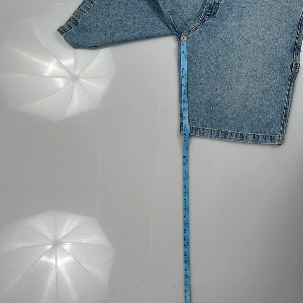 Levis Carpenter Shorts - 38W 11L Blue Cotton - Image 5