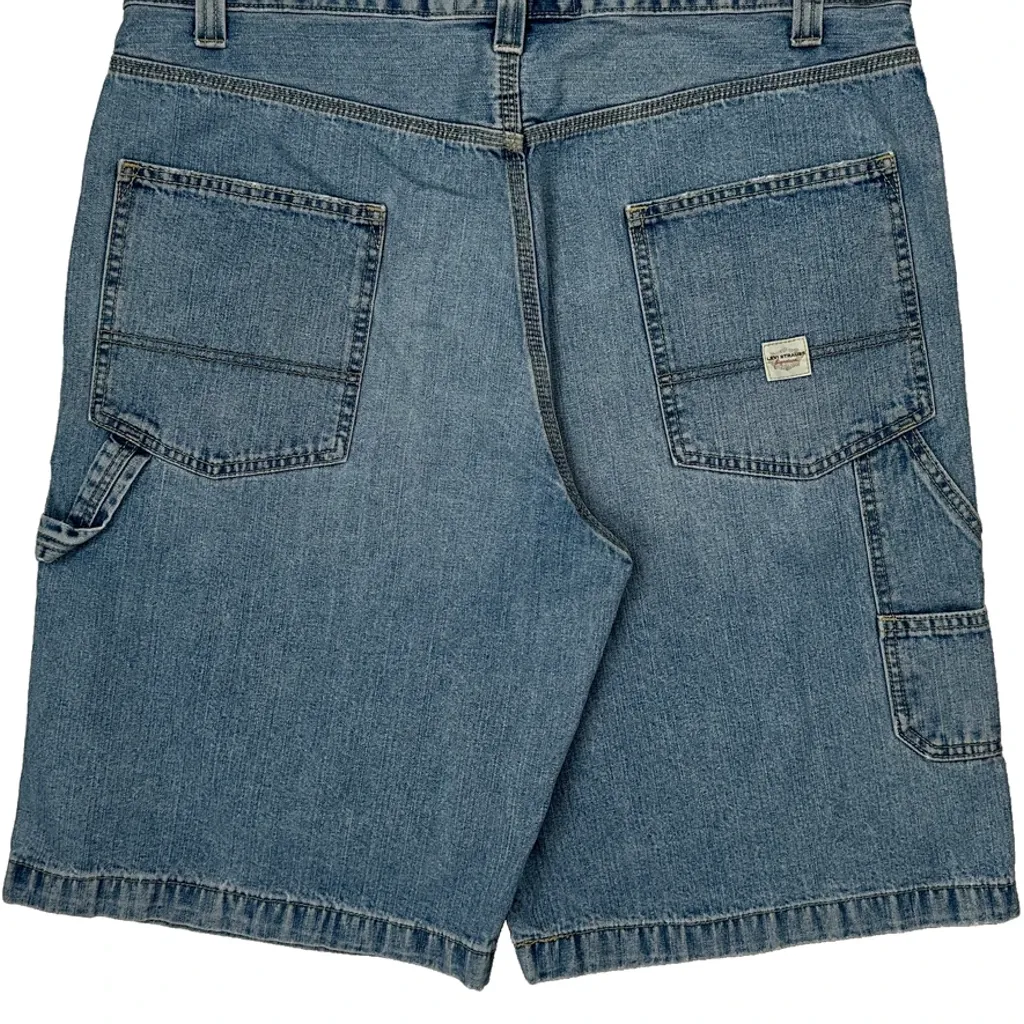 Levis Carpenter Shorts - 38W 11L Blue Cotton - Image 8