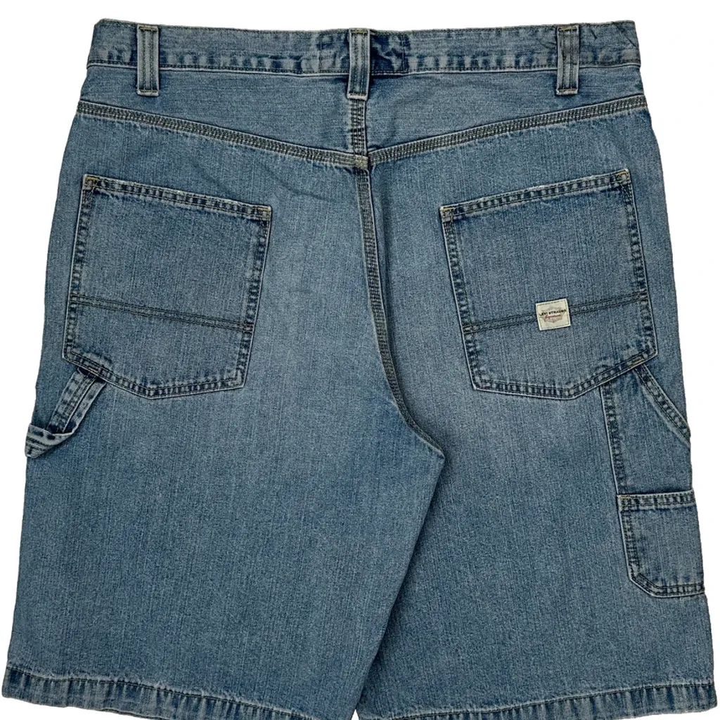 Levis Carpenter Shorts - 38W 11L Blue Cotton - Image 9
