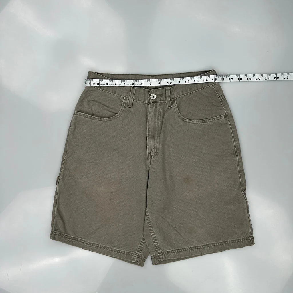 Levis Carpenter Shorts - 30W 10L Grey Cotton - Image 3