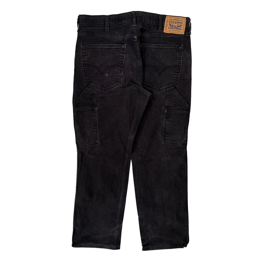 Levis Carpenter Trousers - 36W 30L Black Cotton