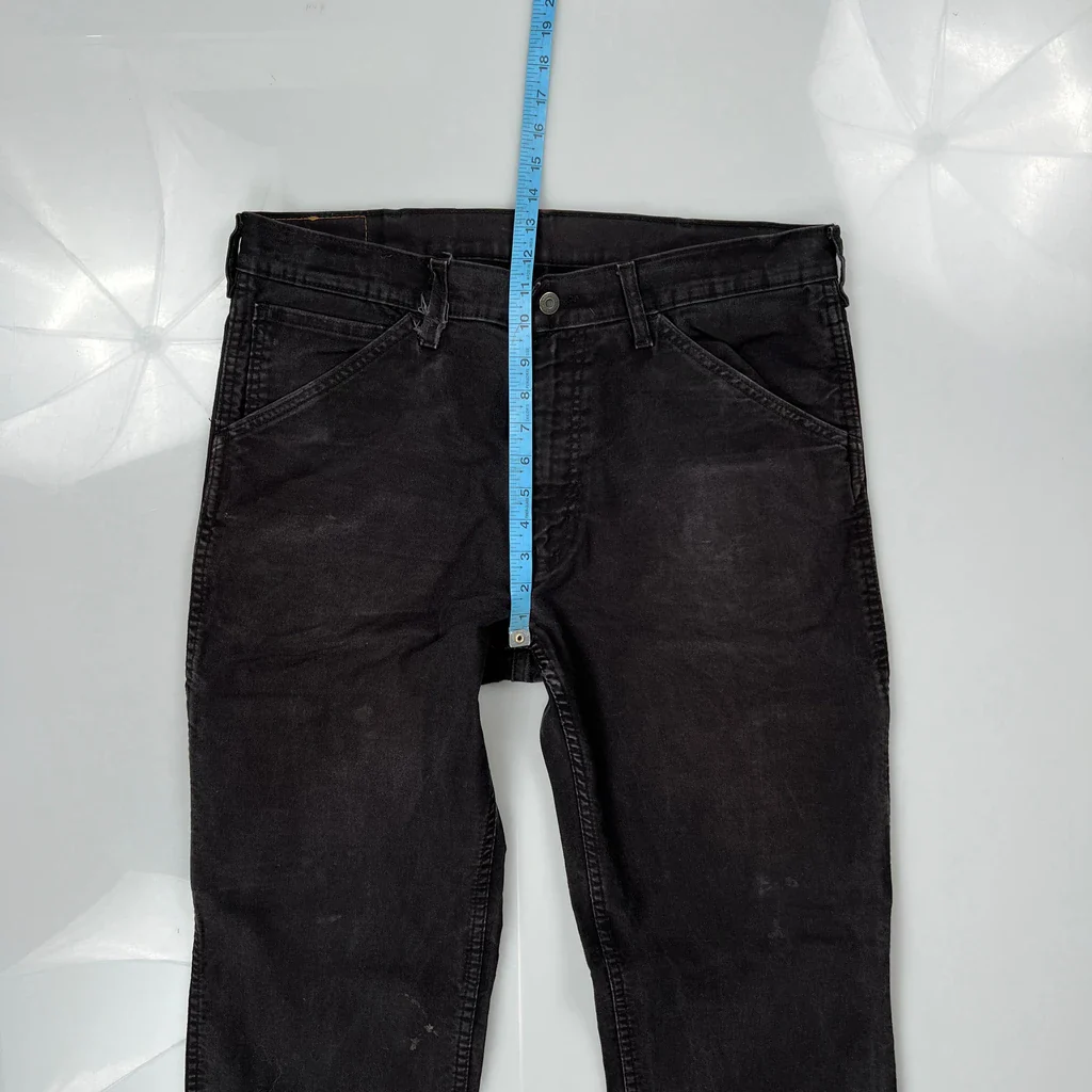 Levis Carpenter Trousers - 36W 30L Black Cotton - Image 4