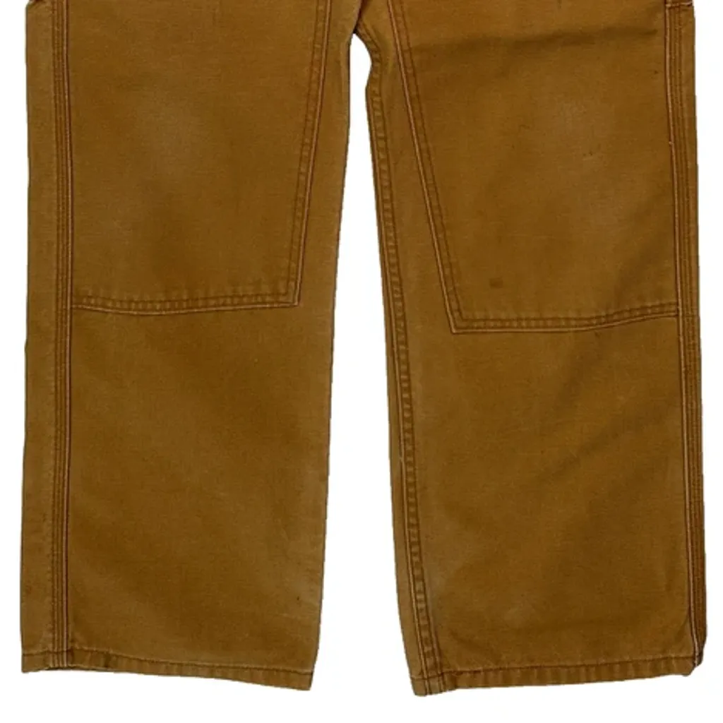 Levis Double Knee Carpenter Trousers - 30W 33L Brown Cotton - Image 10