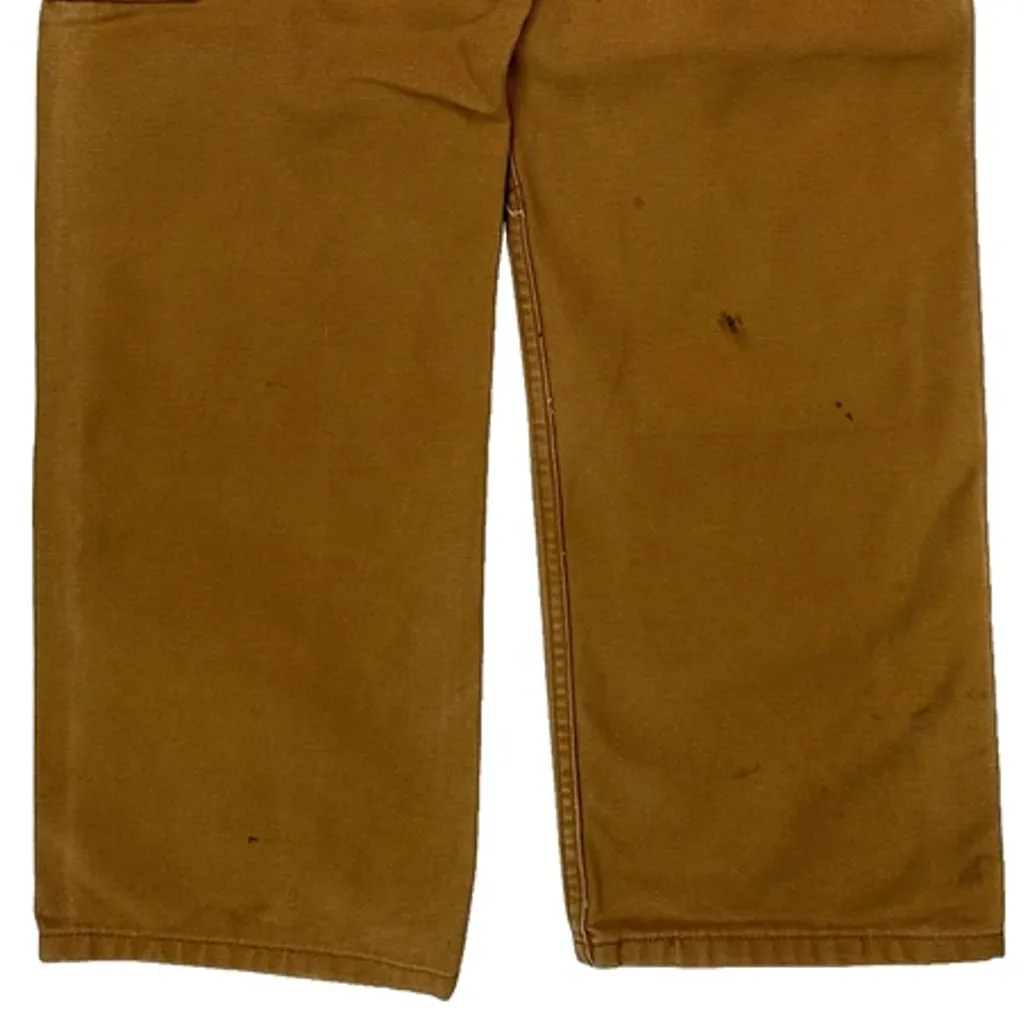 Levis Double Knee Carpenter Trousers - 30W 33L Brown Cotton - Image 7