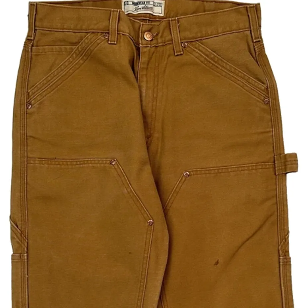 Levis Double Knee Carpenter Trousers - 30W 33L Brown Cotton - Image 9